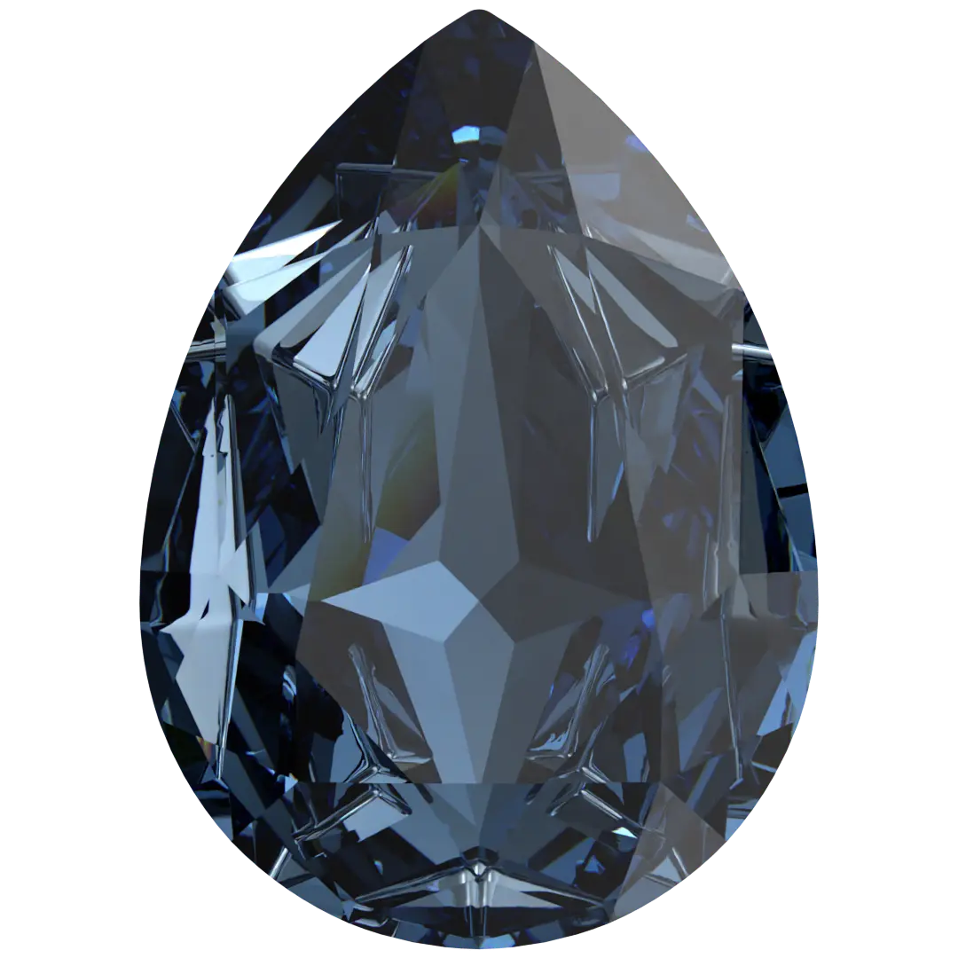 Swarovski Fancy Stones Mirage Pear (4390) Montana - Bluestreak Crystals