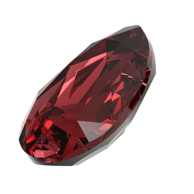 Swarovski Fancy Stones Mirage Pear (4390) Scarlet - Bluestreak Crystals
