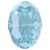 Swarovski Fancy Stones Mystic Oval (4160) Aquamarine-Swarovski Fancy Stones-8x6mm - Pack of 90 (Wholesale)-Bluestreak Crystals