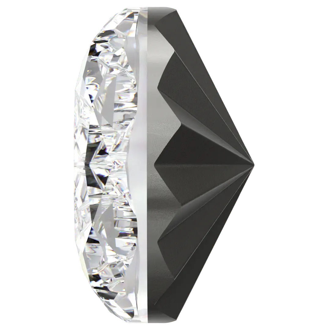 Swarovski Fancy Stones Mystic Oval (4160) Crystal - Bluestreak Crystals