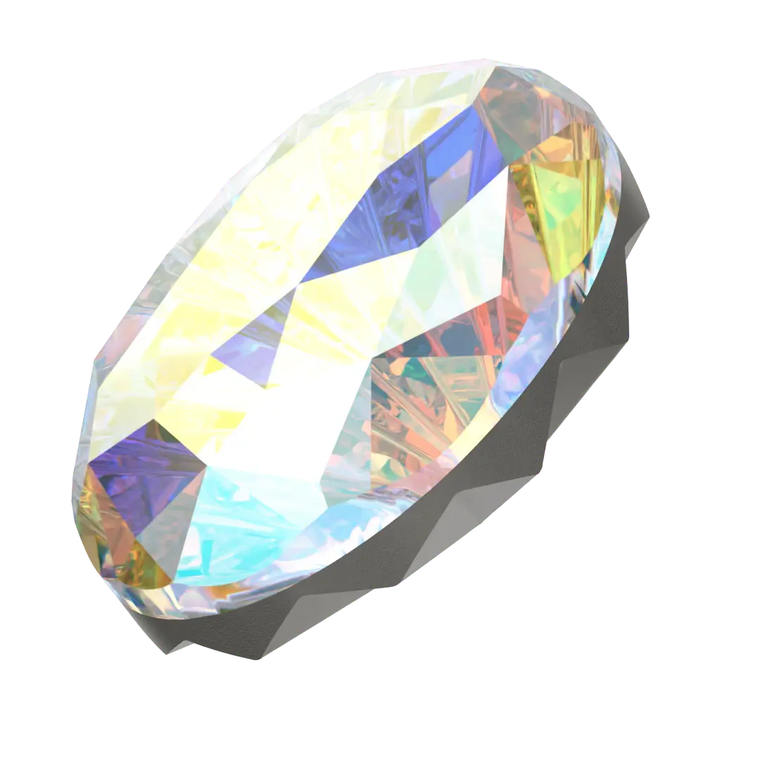 Swarovski Fancy Stones Mystic Oval (4160) Crystal AB - Bluestreak Crystals