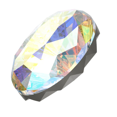 Swarovski Fancy Stones Mystic Oval (4160) Crystal AB - Bluestreak Crystals