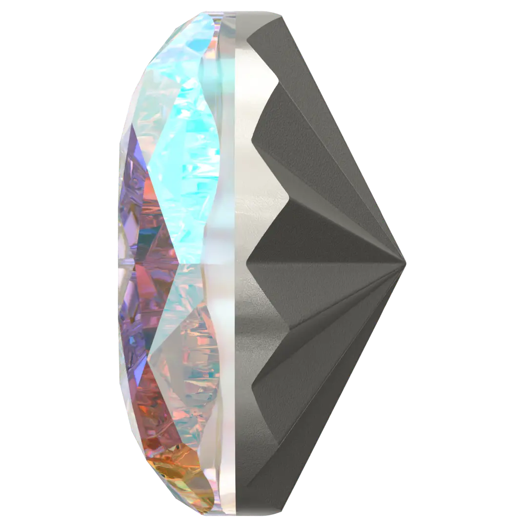 Swarovski Fancy Stones Mystic Oval (4160) Crystal AB - Bluestreak Crystals