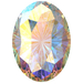 Swarovski Fancy Stones Mystic Oval (4160) Crystal AB - Bluestreak Crystals