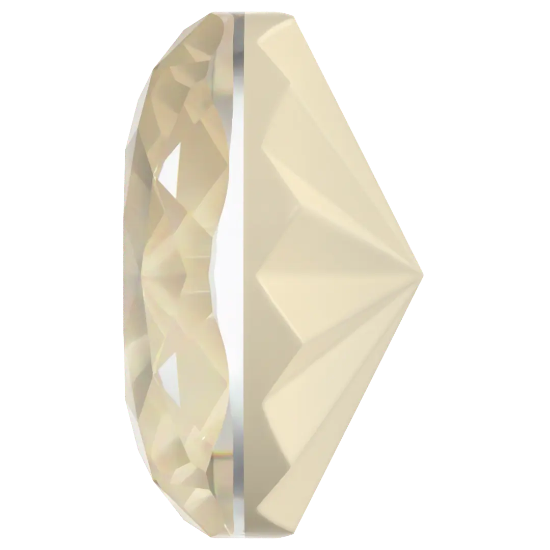 Swarovski Fancy Stones Mystic Oval (4160) Crystal Linen Ignite UNFOILED - Bluestreak Crystals