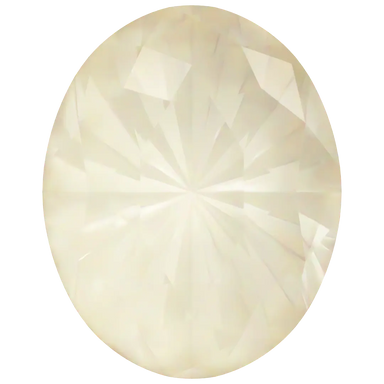 Swarovski Fancy Stones Mystic Oval (4160) Crystal Linen Ignite UNFOILED - Bluestreak Crystals
