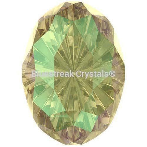 Swarovski Fancy Stones Mystic Oval (4160) Crystal Luminous Green-Swarovski Fancy Stones-8x6mm - Pack of 90 (Wholesale)-Bluestreak Crystals