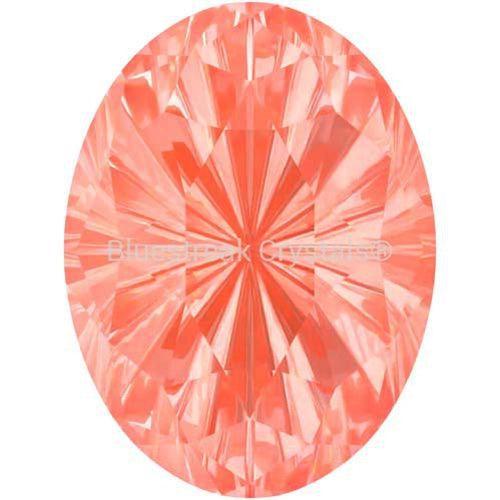 Swarovski Fancy Stones Mystic Oval (4160) Crystal Orange Ignite UNFOILED-Swarovski Fancy Stones-8x6mm - Pack of 90 (Wholesale)-Bluestreak Crystals
