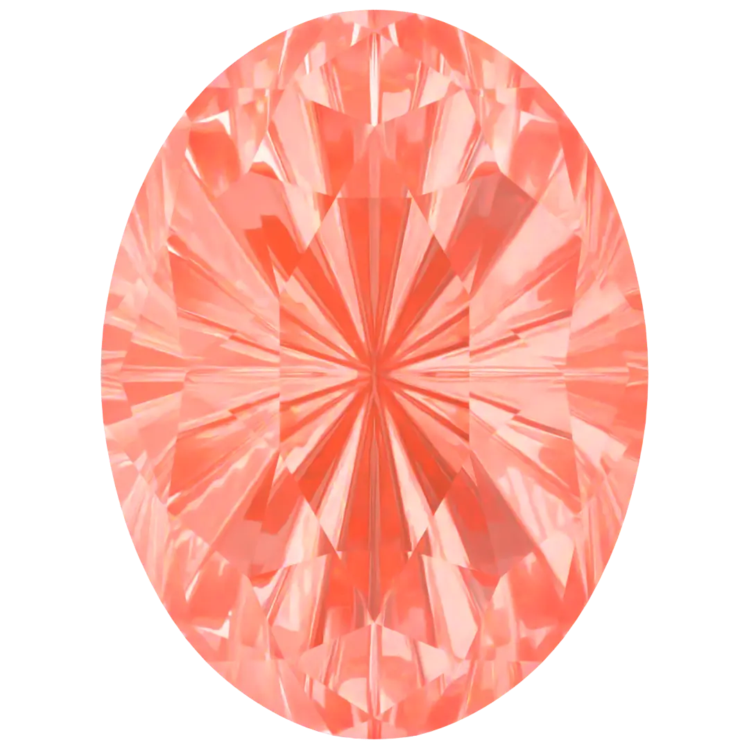 Swarovski Fancy Stones Mystic Oval (4160) Crystal Orange Ignite UNFOILED - Bluestreak Crystals