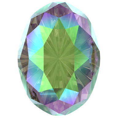 Swarovski Fancy Stones Mystic Oval (4160) Crystal Paradise Shine - Bluestreak Crystals