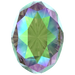 Swarovski Fancy Stones Mystic Oval (4160) Crystal Paradise Shine - Bluestreak Crystals