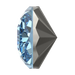 Swarovski Fancy Stones Mystic Square (4460) Aquamarine - Bluestreak Crystals