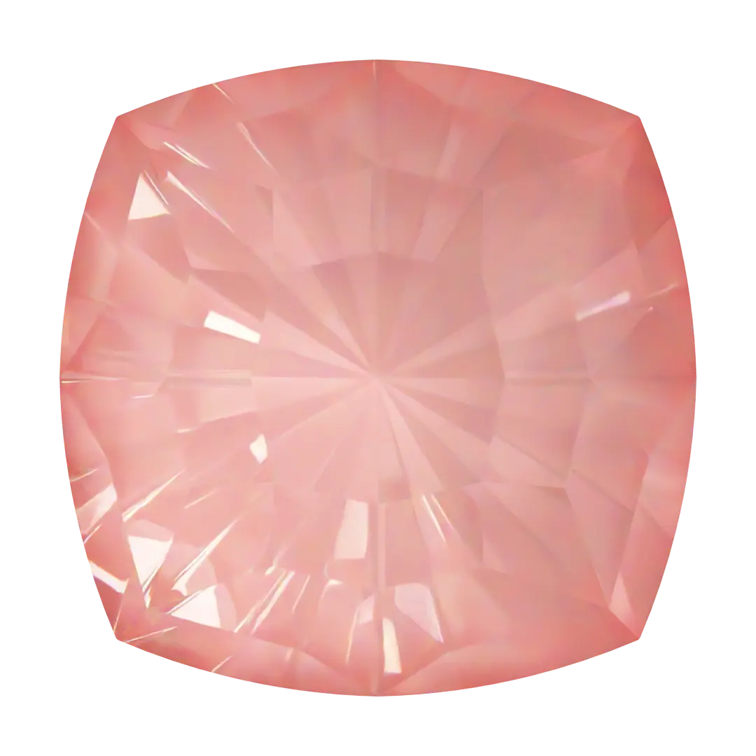 Swarovski Fancy Stones Mystic Square (4460) Crystal Flamingo Ignite UNFOILED - Bluestreak Crystals