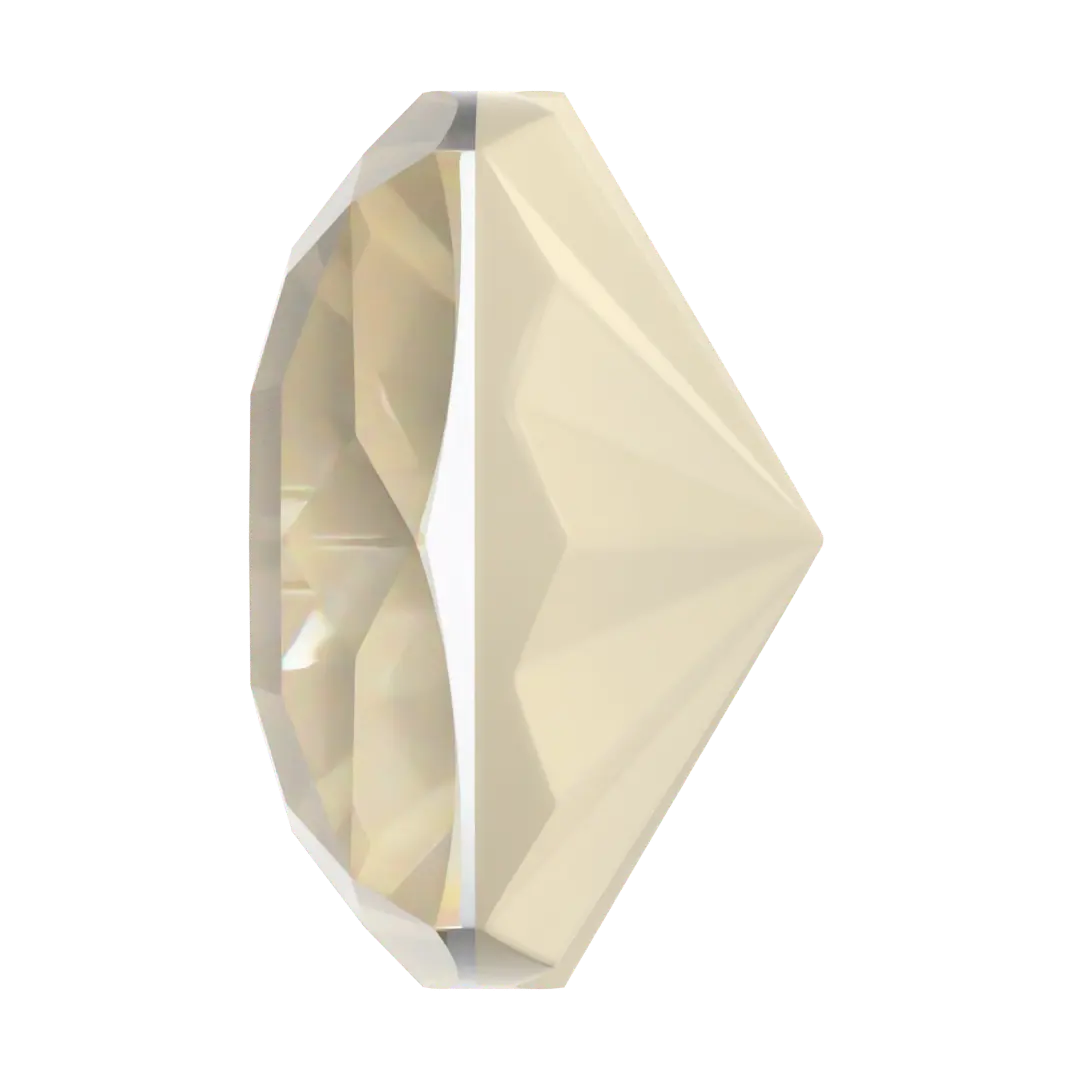Swarovski Fancy Stones Mystic Square (4460) Crystal Linen Ignite UNFOILED - Bluestreak Crystals
