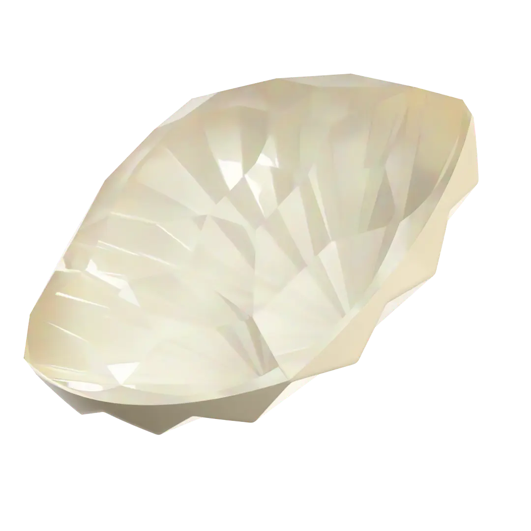 Swarovski Fancy Stones Mystic Square (4460) Crystal Linen Ignite UNFOILED - Bluestreak Crystals