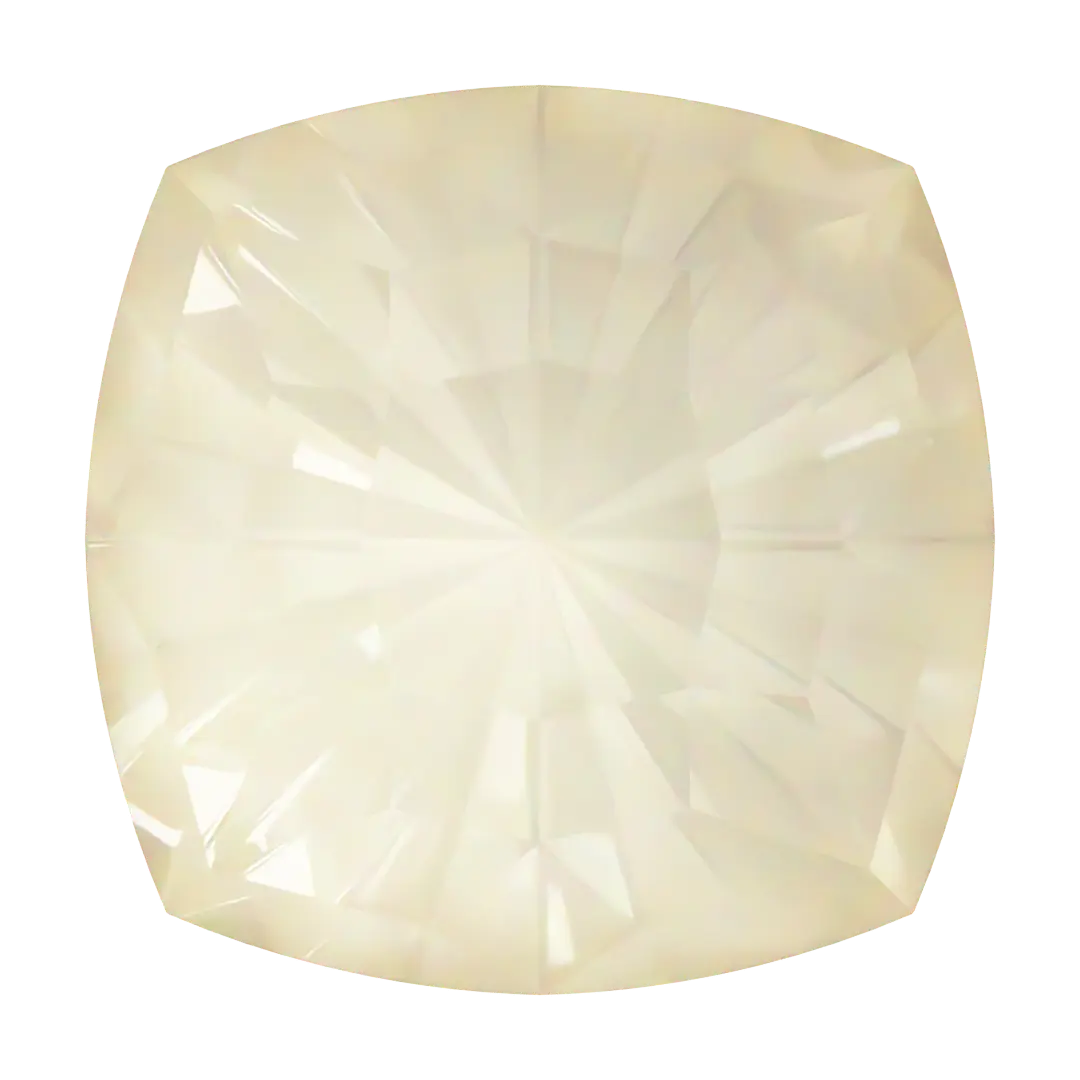 Swarovski Fancy Stones Mystic Square (4460) Crystal Linen Ignite UNFOILED - Bluestreak Crystals