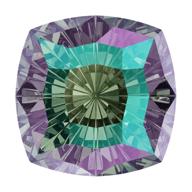 Swarovski Fancy Stones Mystic Square (4460) Crystal Paradise Shine - Bluestreak Crystals