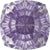 Swarovski Fancy Stones Mystic Square (4460) Crystal Purple Ignite UNFOILED-Swarovski Fancy Stones-8mm - Pack of 72 (Wholesale)-Bluestreak Crystals