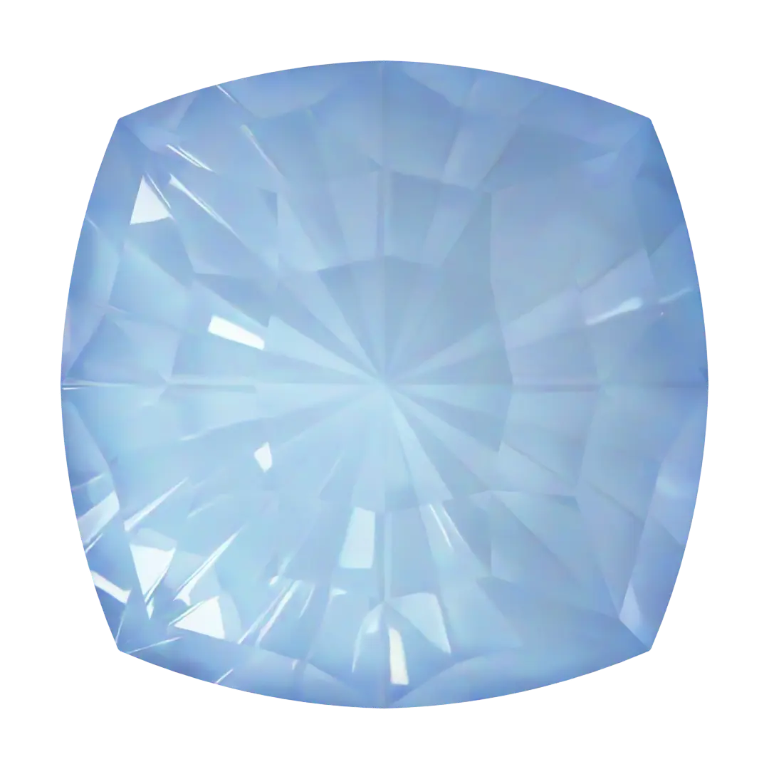 Swarovski Fancy Stones Mystic Square (4460) Crystal Sky Ignite UNFOILED - Bluestreak Crystals