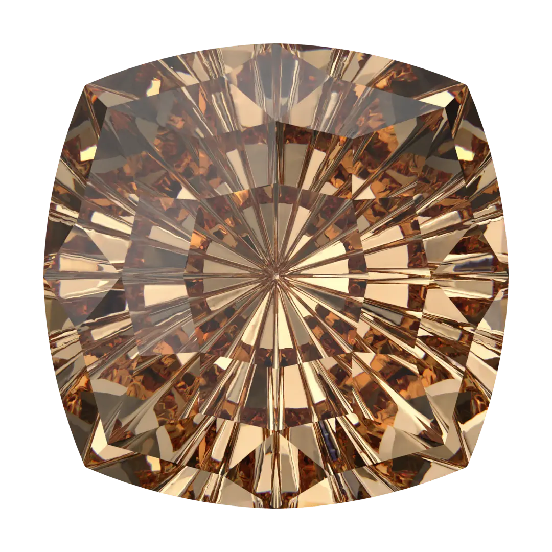 Swarovski Fancy Stones Mystic Square (4460) Light Colorado Topaz - Bluestreak Crystals