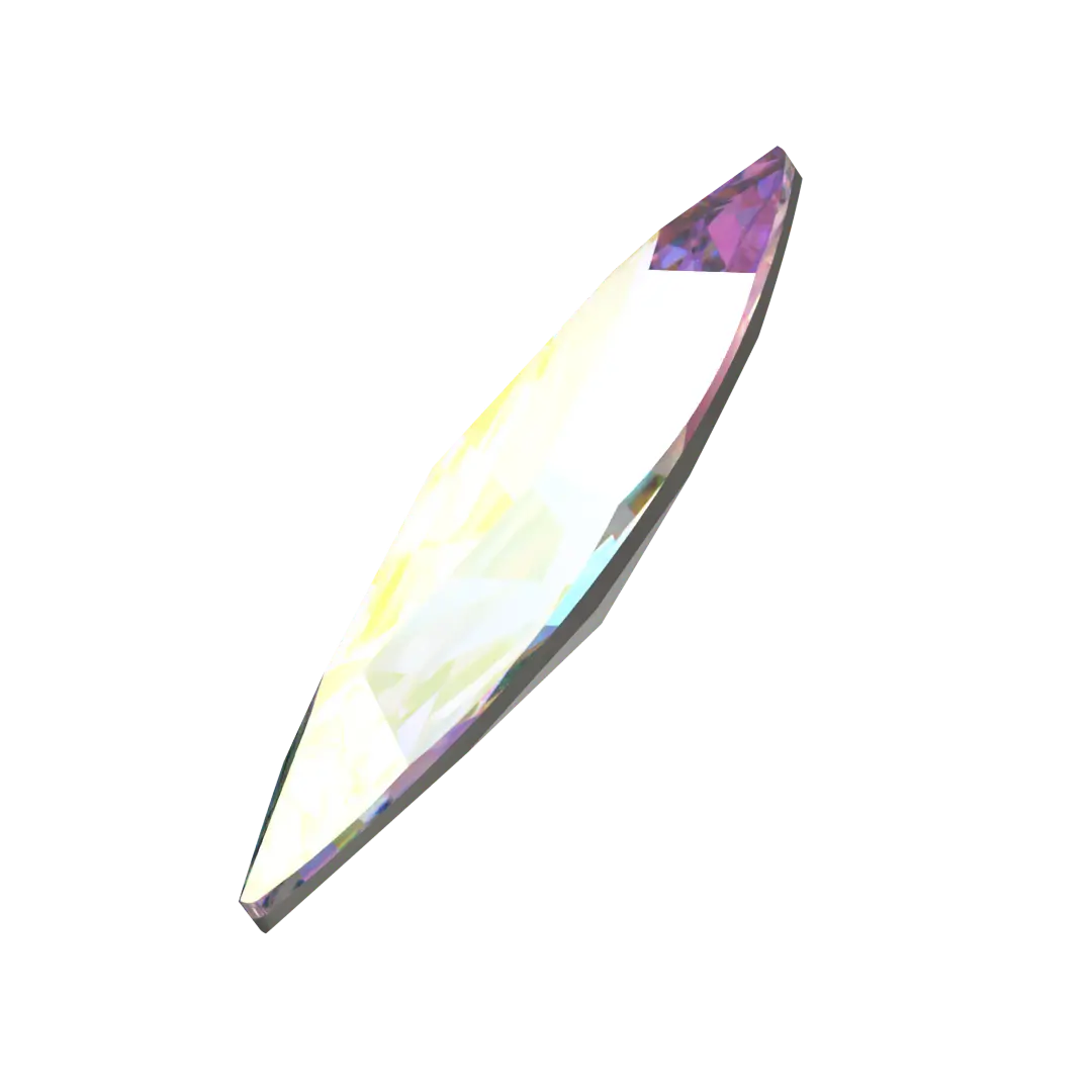 Swarovski Fancy Stones Navette (4200) Crystal AB - Bluestreak Crystals