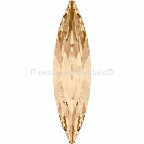 Swarovski Fancy Stones Navette (4200) Crystal Golden Shadow-Swarovski Fancy Stones-11x3mm - Pack of 360 (Wholesale)-Bluestreak Crystals