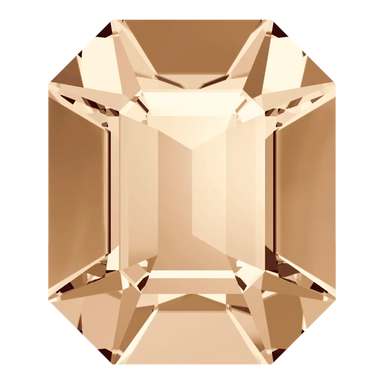 Swarovski Fancy Stones Octagon (4600) Crystal Golden Shadow - Bluestreak Crystals