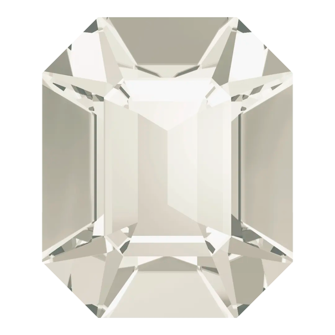 Swarovski Fancy Stones Octagon (4600) Crystal Silver Shade - Bluestreak Crystals