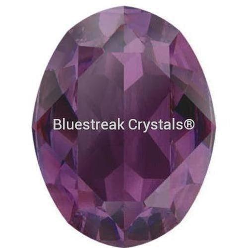 Swarovski Fancy Stones Oval (4120) Amethyst Ignite UNFOILED-Swarovski Fancy Stones-6x4mm - Pack of 360 (Wholesale)-Bluestreak Crystals