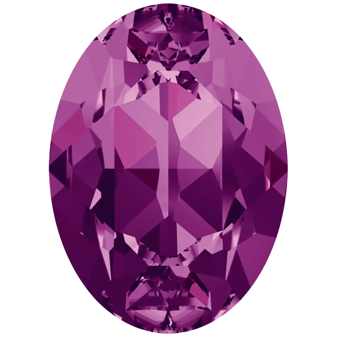 Swarovski Fancy Stones Oval (4120) Amethyst - Bluestreak Crystals