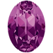 Swarovski Fancy Stones Oval (4120) Amethyst - Bluestreak Crystals