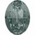 Swarovski Fancy Stones Oval (4120) Black Diamond-Swarovski Fancy Stones-14x10mm - Pack of 144 (Wholesale)-Bluestreak Crystals