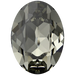 Swarovski Fancy Stones Oval (4120) Black Diamond - Bluestreak Crystals