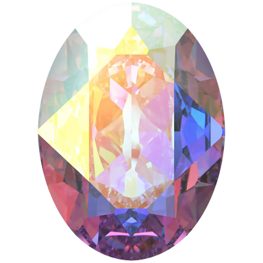 Swarovski Fancy Stones Oval (4120) Crystal AB - Bluestreak Crystals