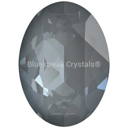 Swarovski Fancy Stones Oval (4120) Crystal Dark Grey Ignite UNFOILED-Swarovski Fancy Stones-14x10mm - Pack of 144 (Wholesale)-Bluestreak Crystals