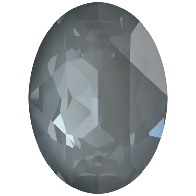 Swarovski Fancy Stones Oval (4120) Crystal Dark Grey Ignite UNFOILED - Bluestreak Crystals