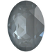 Swarovski Fancy Stones Oval (4120) Crystal Dark Grey Ignite UNFOILED - Bluestreak Crystals
