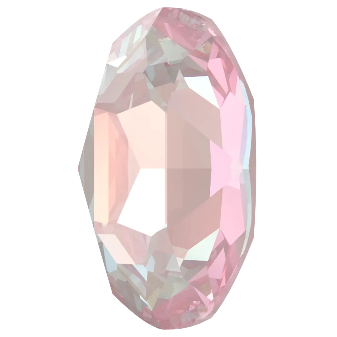 Swarovski Fancy Stones Oval (4120) Crystal Dusty Pink Delite UNFOILED - Bluestreak Crystals