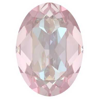 Swarovski Fancy Stones Oval (4120) Crystal Dusty Pink Delite UNFOILED - Bluestreak Crystals