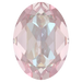 Swarovski Fancy Stones Oval (4120) Crystal Dusty Pink Delite UNFOILED - Bluestreak Crystals