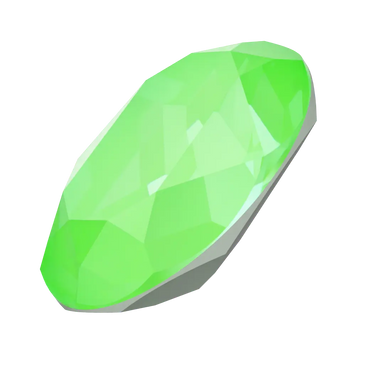 Swarovski Fancy Stones Oval (4120) Crystal Electric Green Ignite UNFOILED - Bluestreak Crystals
