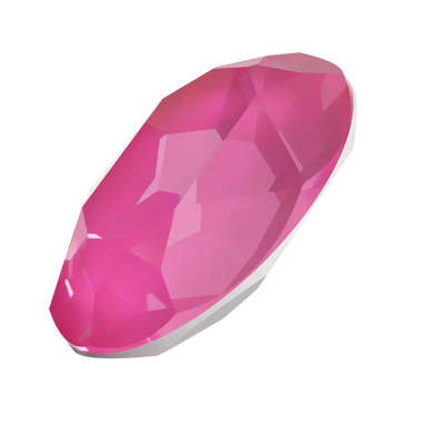 Swarovski Fancy Stones Oval (4120) Crystal Electric Pink Ignite UNFOILED - Bluestreak Crystals