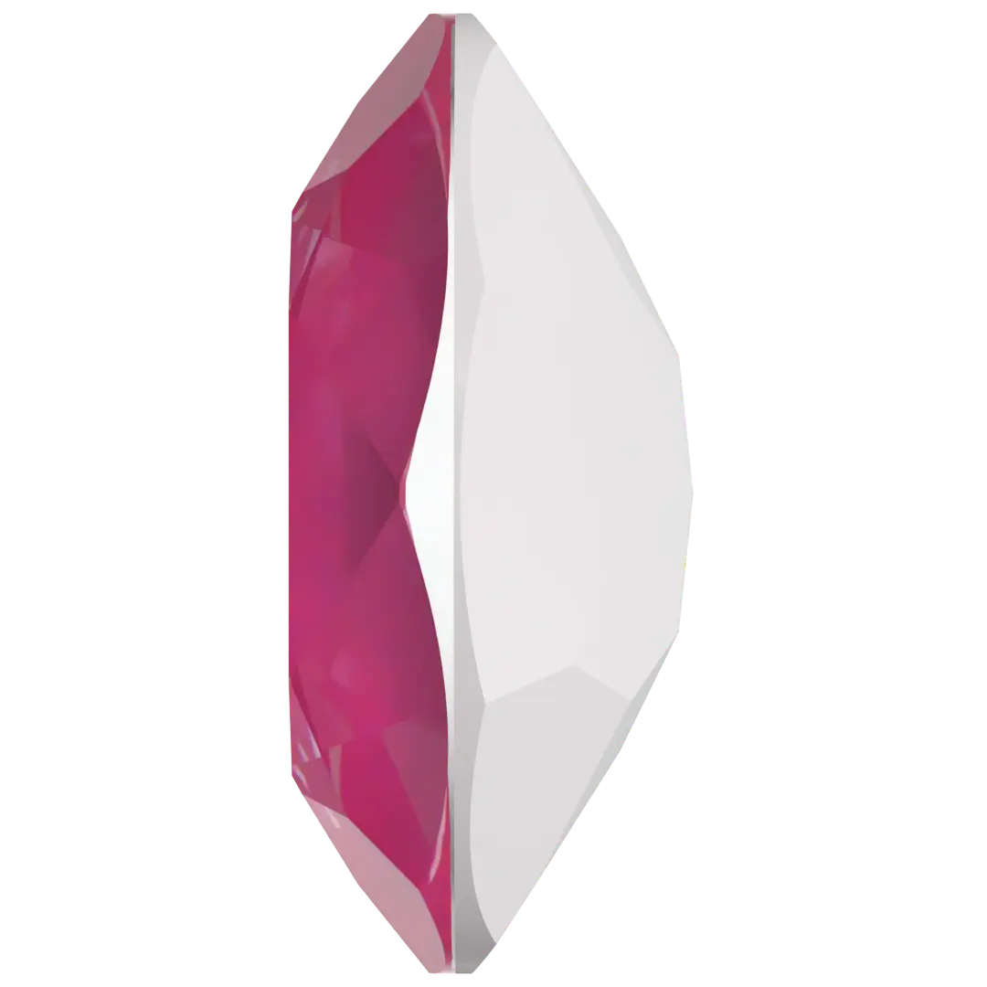 Swarovski Fancy Stones Oval (4120) Crystal Electric Pink Ignite UNFOILED - Bluestreak Crystals