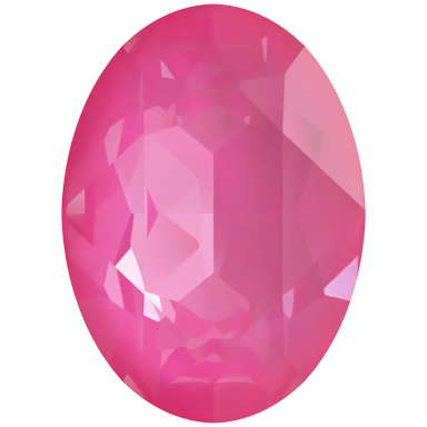 Swarovski Fancy Stones Oval (4120) Crystal Electric Pink Ignite UNFOILED - Bluestreak Crystals