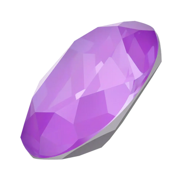 Swarovski Fancy Stones Oval (4120) Crystal Electric Violet Ignite UNFOILED - Bluestreak Crystals