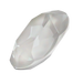Swarovski Fancy Stones Oval (4120) Crystal Electric White Ignite UNFOILED - Bluestreak Crystals