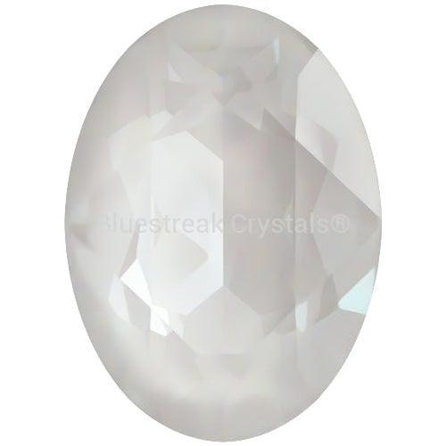 Swarovski Fancy Stones Oval (4120) Crystal Electric White Ignite UNFOILED-Swarovski Fancy Stones-14x10mm - Pack of 144 (Wholesale)-Bluestreak Crystals