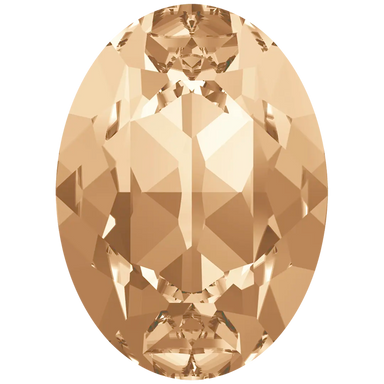 Swarovski Fancy Stones Oval (4120) Crystal Golden Shadow - Bluestreak Crystals