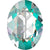 Swarovski Fancy Stones Oval (4120) Crystal Laguna Delite UNFOILED-Swarovski Fancy Stones-14x10mm - Pack of 144 (Wholesale)-Bluestreak Crystals