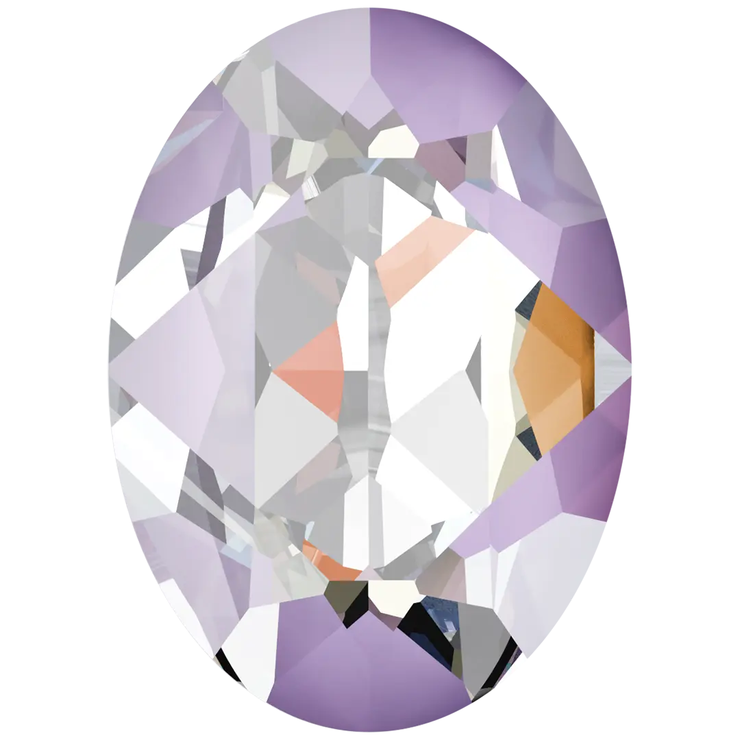 Swarovski Fancy Stones Oval (4120) Crystal Lavender Delite UNFOILED - Bluestreak Crystals